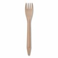 Eco-Products Wood Cutlery, Fork, Natural, 500PK EP-S212-W
